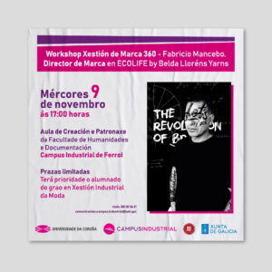 Cartel Gestión de Marca 360 - Campus Industrial de Ferrol