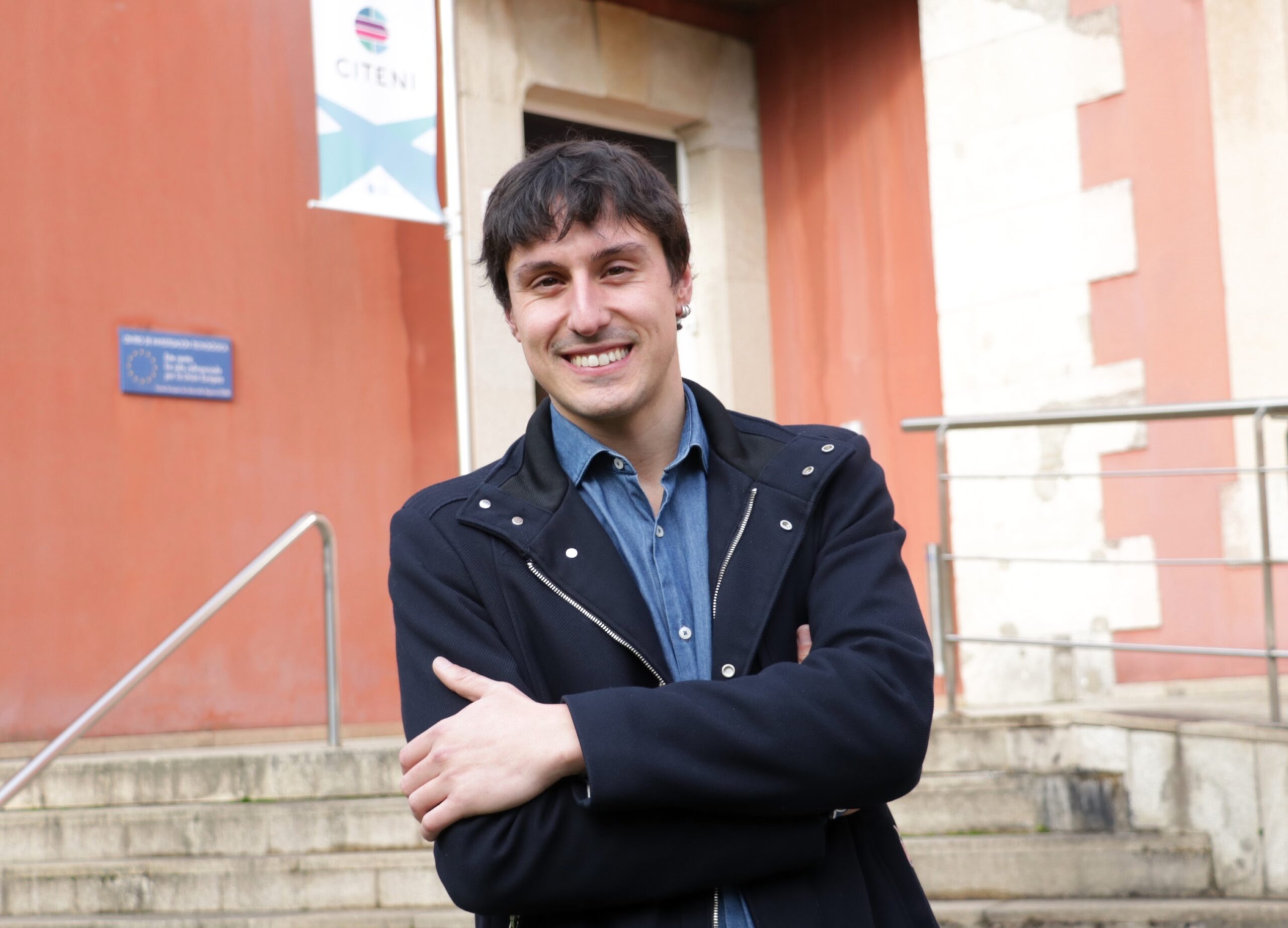 O estudante predoutoral José Miguel Mahía, que realiza a súa tese de doutoramento no Grupo de Enxeñaría Enerxética (INGEN) do CITENI do Campus Industrial de Ferrol, Universidade da Coruña.