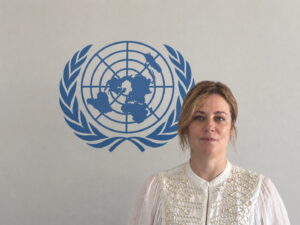 a responsable de Comunicación das Nacións Unidas para España e Andorra no Centro de Información das Nacións Unidas, Leticia Álvarez Reguera, imparte unha conferencia na Facultade de Humanidades e Documentación, o próximo mércores 21 de outubro, ás 18:00 horas. Imaxe cedida por Leticia Álvarez Reguera.